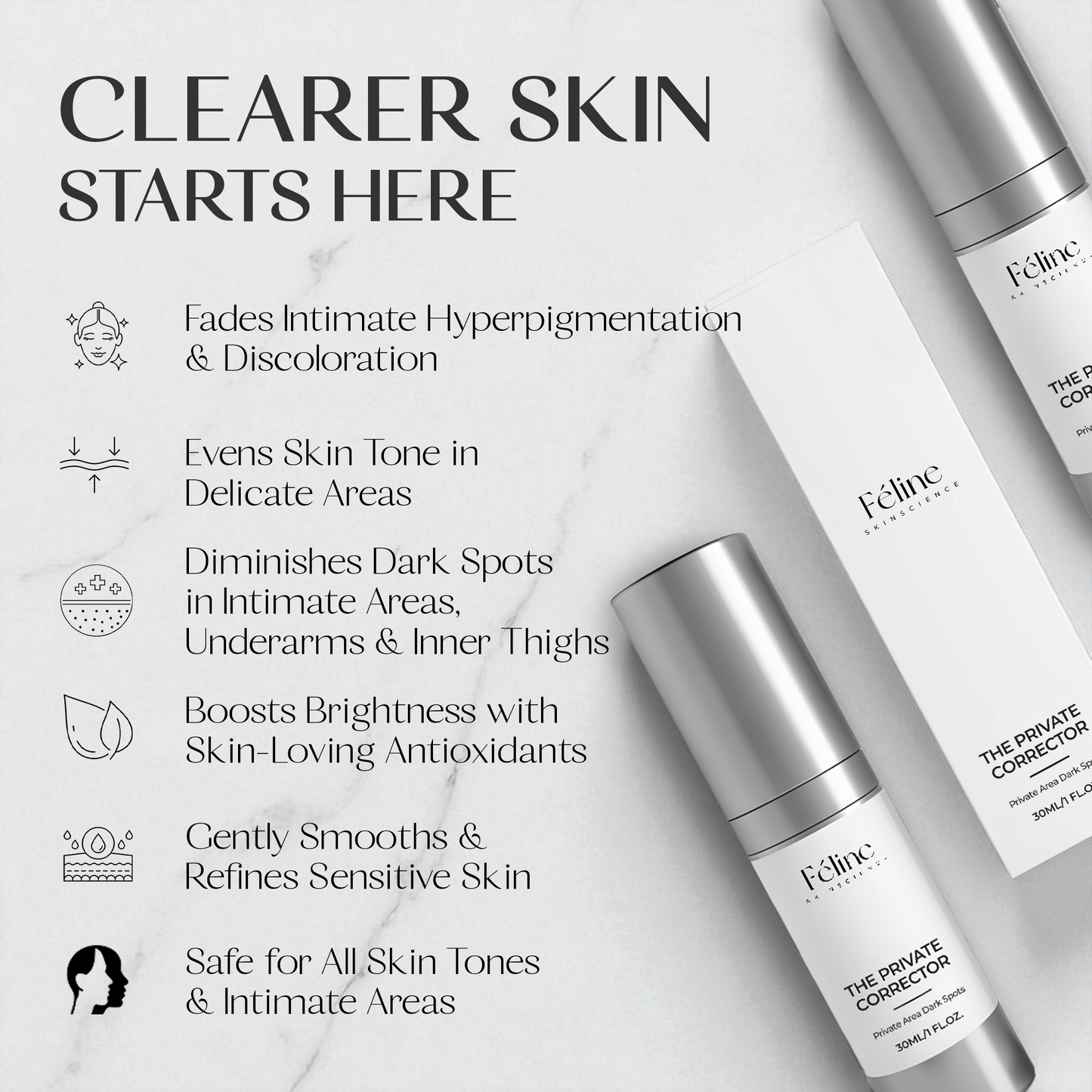 3 x The Private Corrector