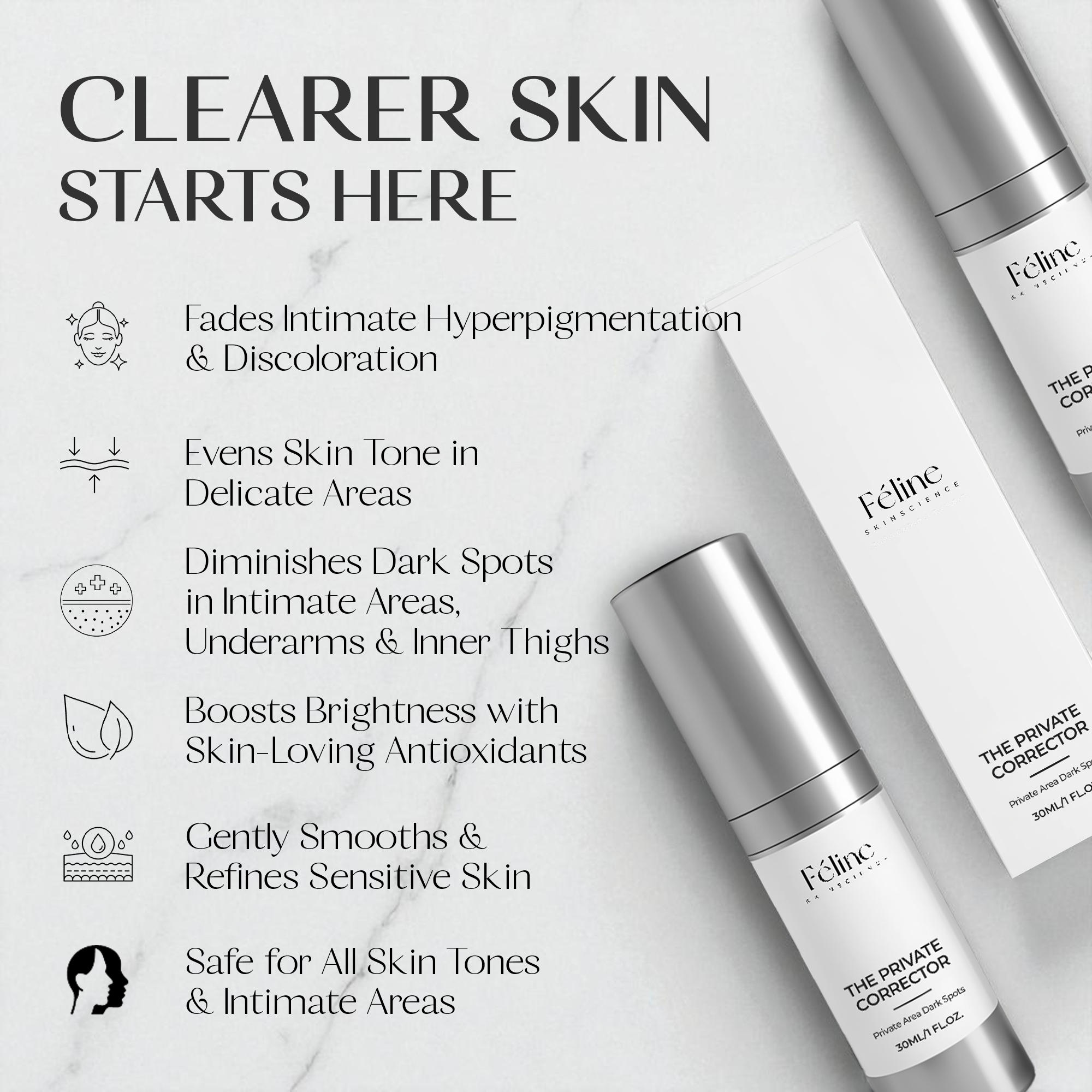 3 x The Private Corrector