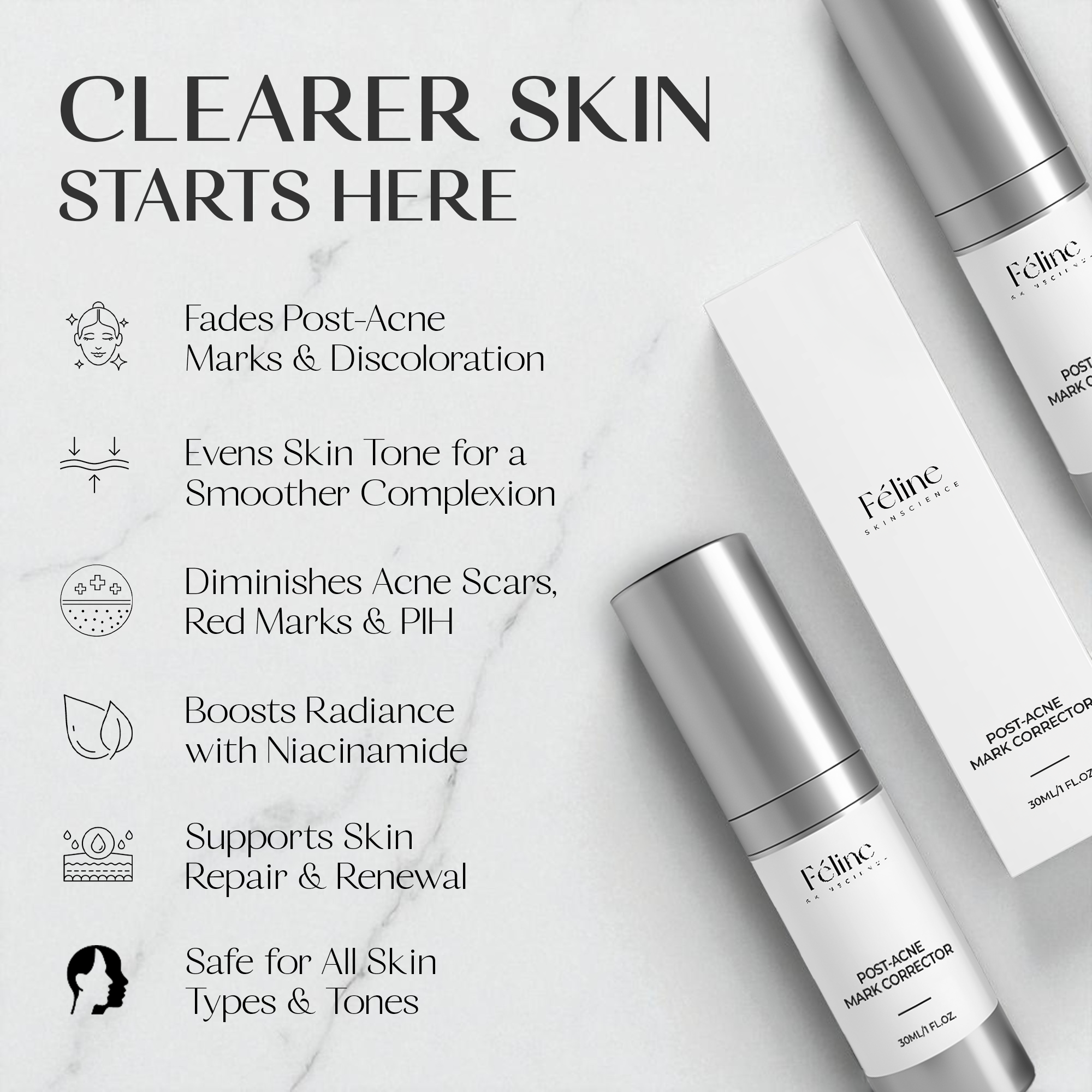 Post Acne Mark Corrector | 1+1 FREE