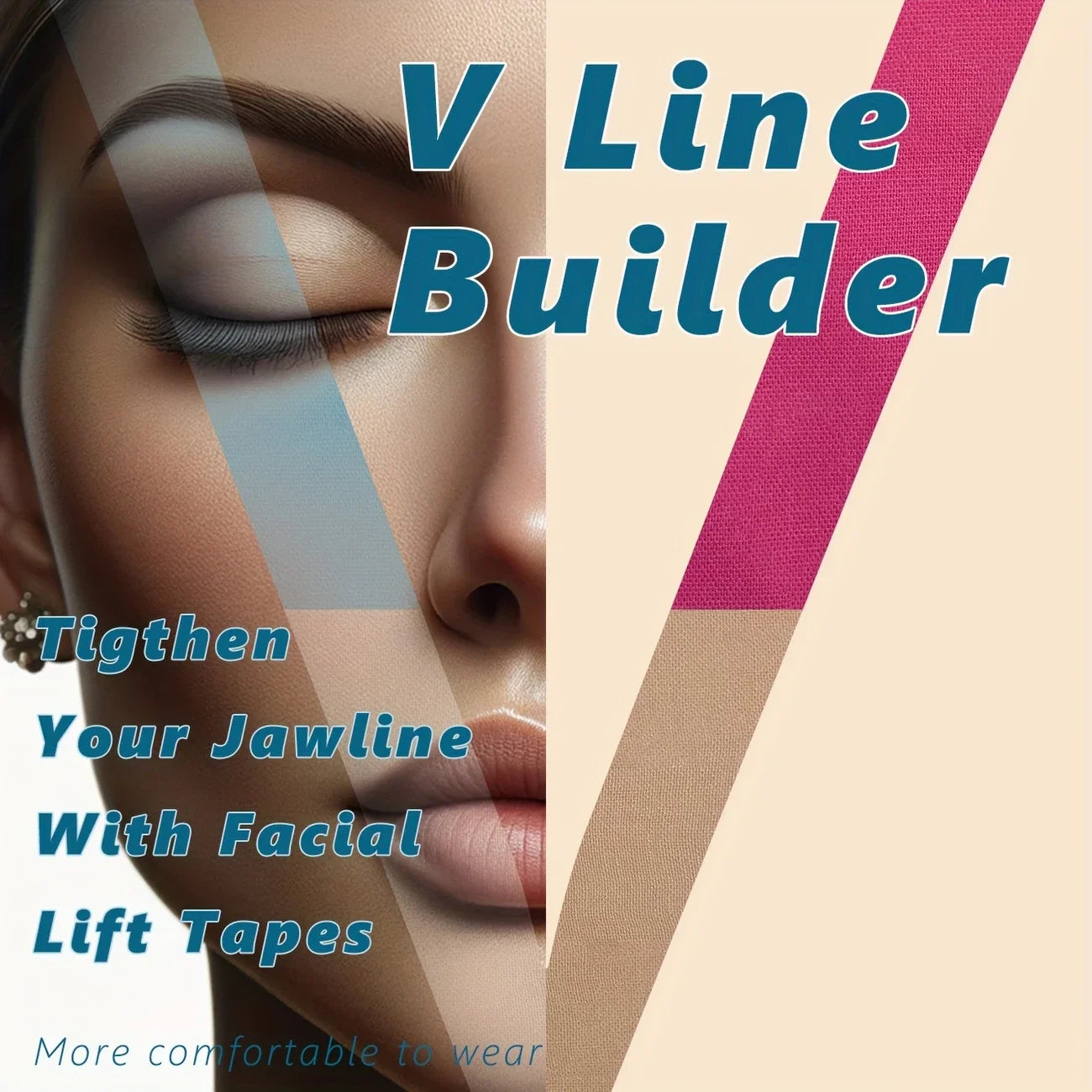 Kinesiology Face Tape for Wrinkles & Skin Lifting