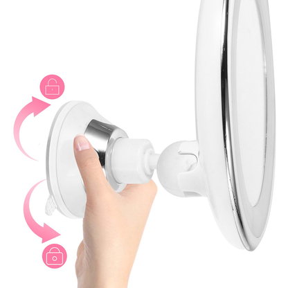10x Magnifying LED Mirror for Makeup & Precision Skincare