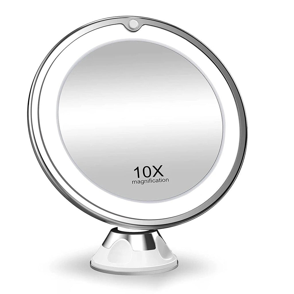 10x Magnifying LED Mirror for Makeup & Precision Skincare