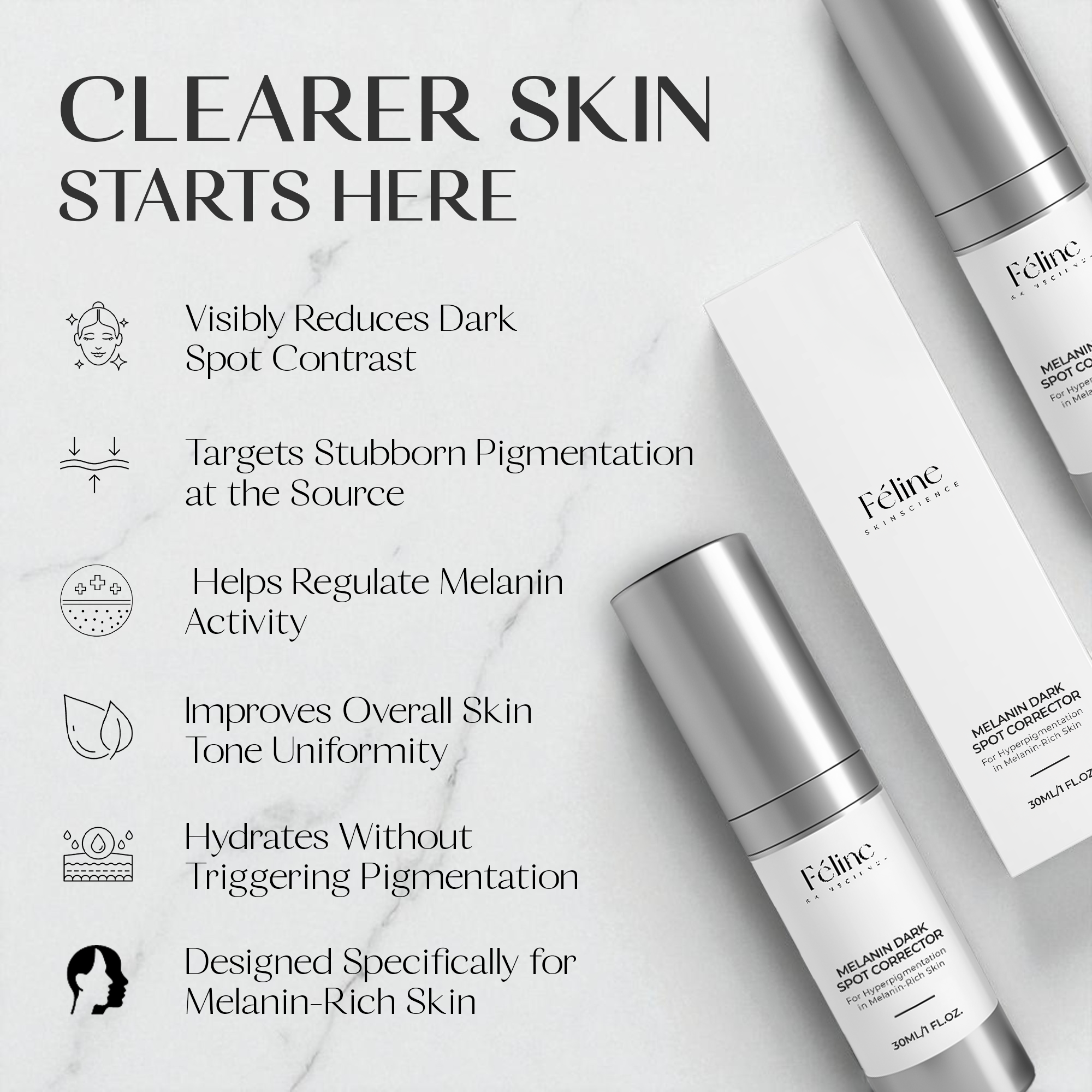 Melanin Dark Spot Corrector | 1+1 FREE