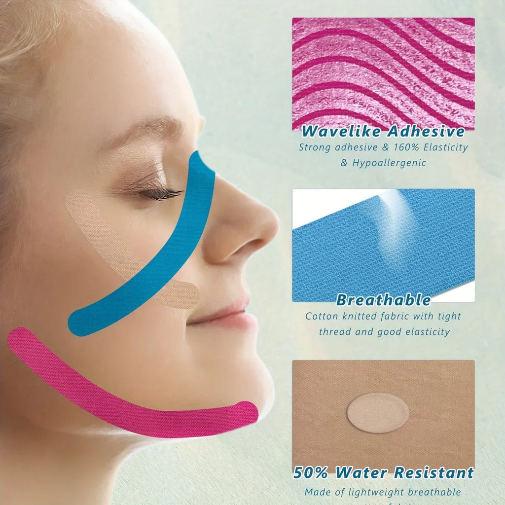Kinesiology Face Tape for Wrinkles & Skin Lifting