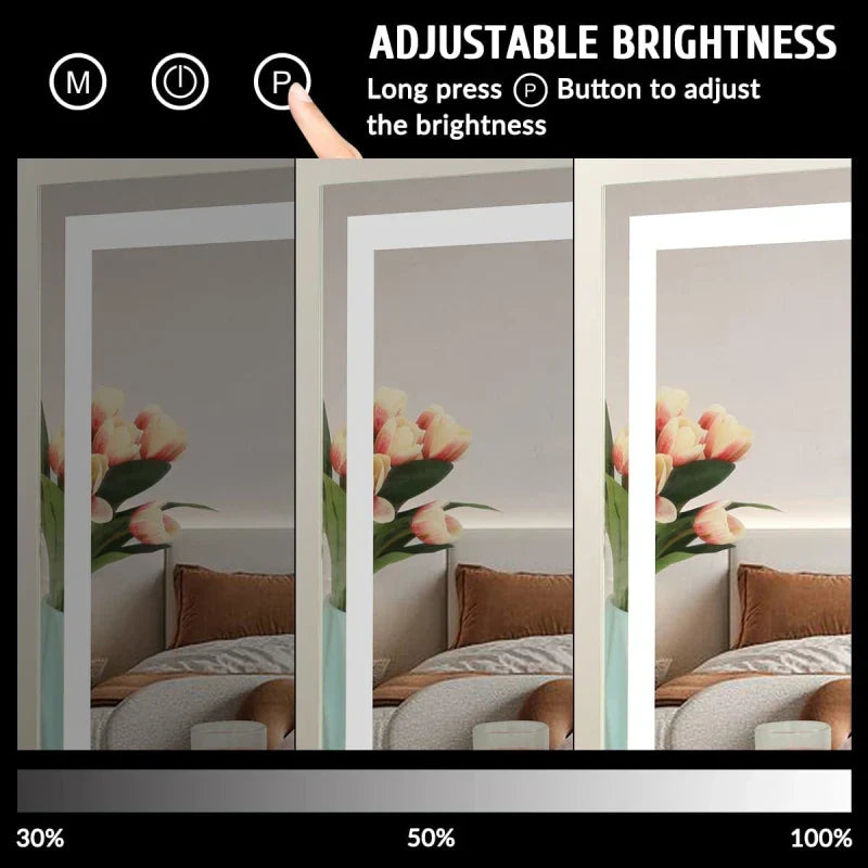 LED Vanity Mirror with Lights for Makeup & Skincare Routine