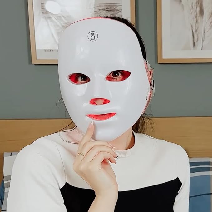 LED Face Mask for Anti Aging, Acne & Skin Rejuvenation