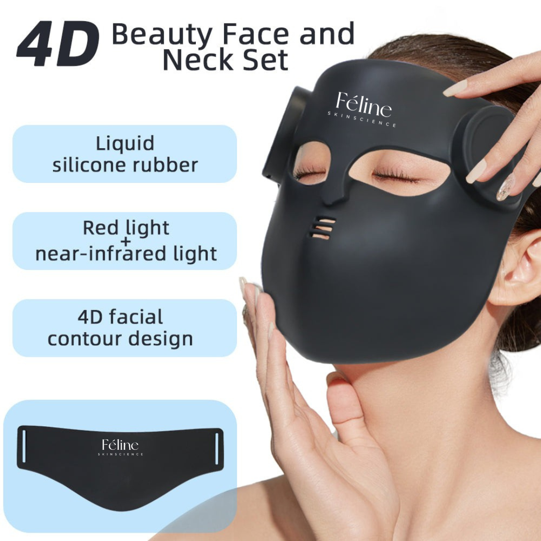 LED Face Mask with 8 Light Therapy Modes for Anti Aging & Acne Treatment