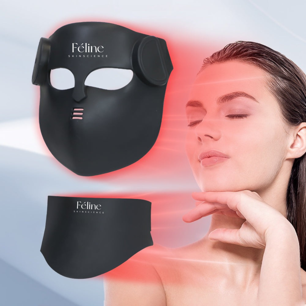LED Face Mask with 8 Light Therapy Modes for Anti Aging & Acne Treatment