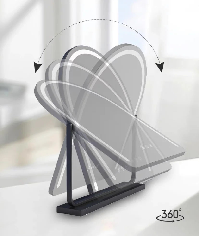 LED Vanity Mirror with Lights for Makeup & Skincare Routine