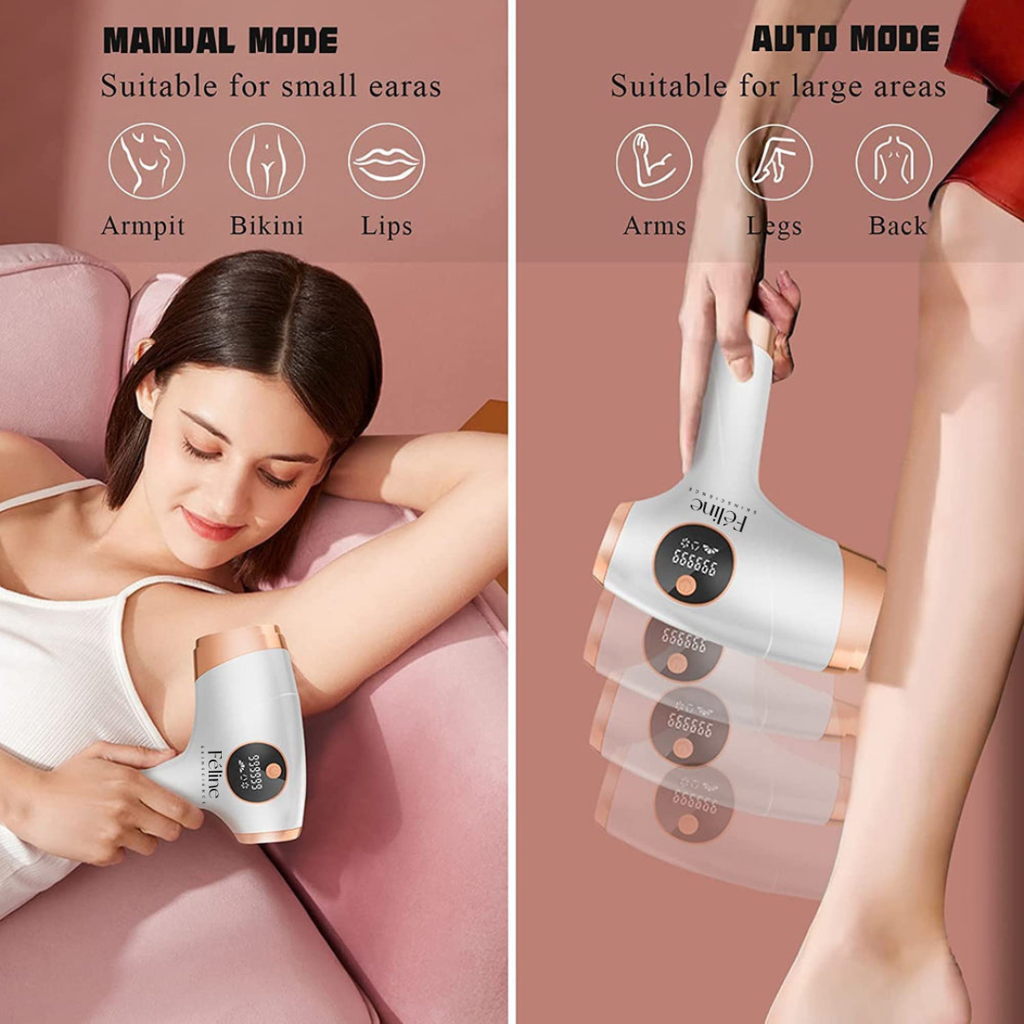At Home Laser Hair Removal Device for Permanent Hair Reduction