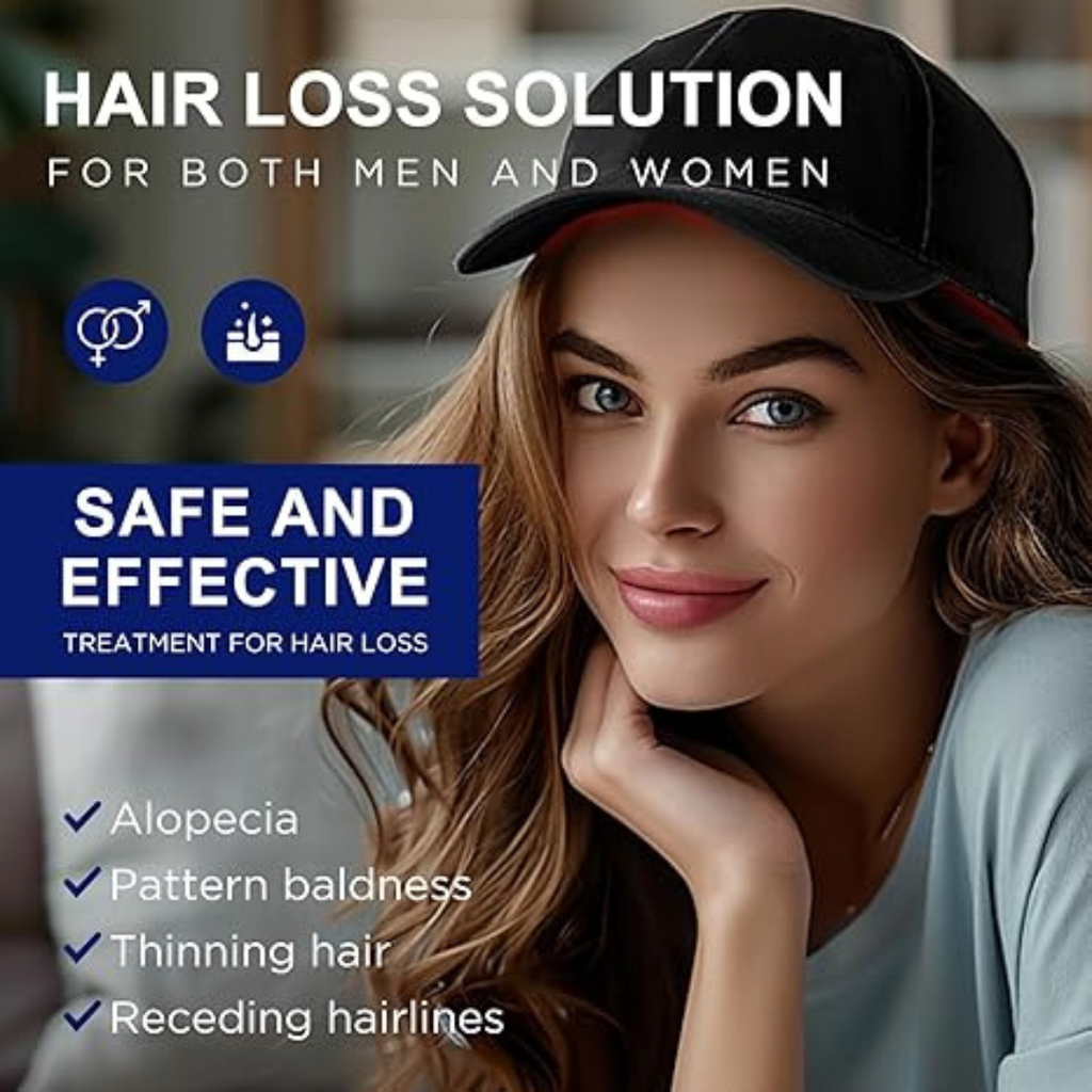 Red Light Therapy Cap for Hair Growth & Scalp Circulation