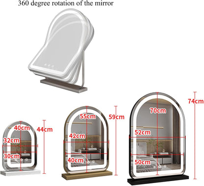 LED Vanity Mirror with Lights for Makeup & Skincare Routine