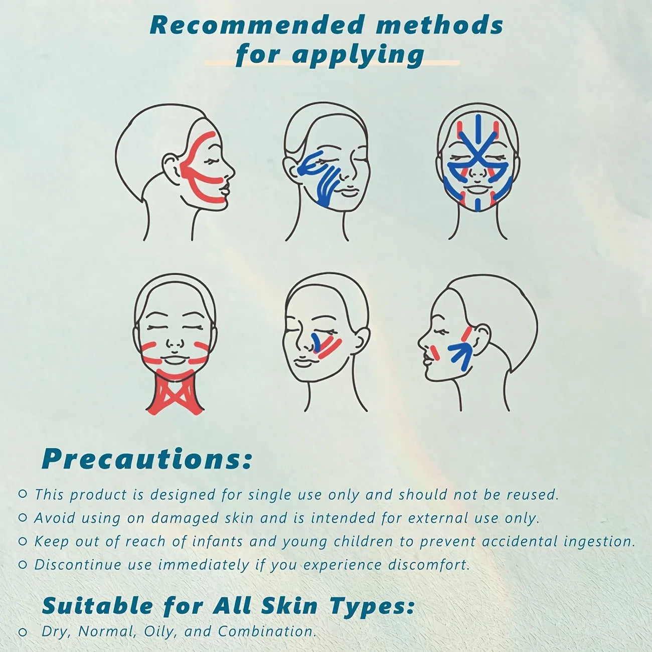 Kinesiology Face Tape for Wrinkles & Skin Lifting