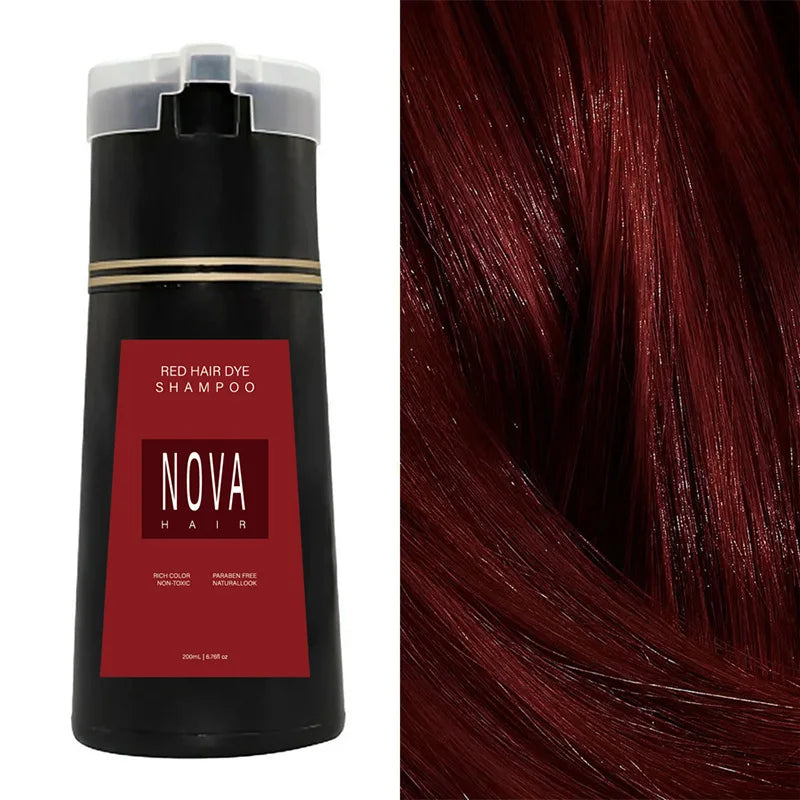 Hair Dye Shampoo for Gray Coverage & No Damage Hair Coloring