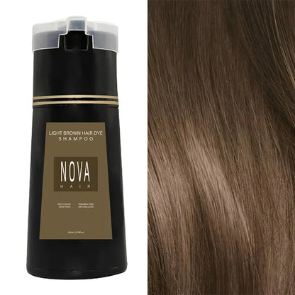 Hair Dye Shampoo for Gray Coverage & No Damage Hair Coloring