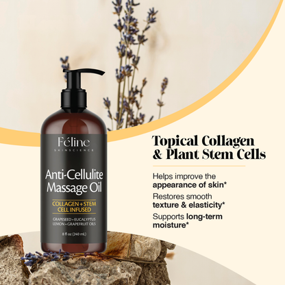 Anti Cellulite Massage Oil for Fat Reduction & Skin Smoothing
