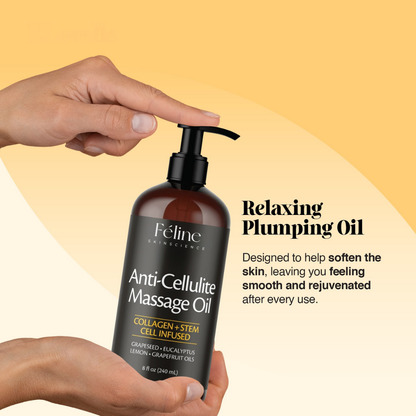 Anti Cellulite Massage Oil for Fat Reduction & Skin Smoothing