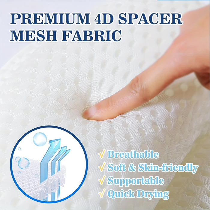 Bath Pillow for Neck & Back Support in Bath or Tub