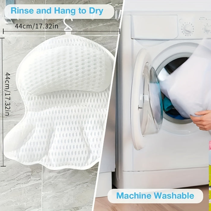 Bath Pillow for Neck & Back Support in Bath or Tub