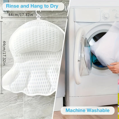 Bath Pillow for Neck & Back Support in Bath or Tub