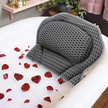 Bath Pillow for Neck & Back Support in Bath or Tub