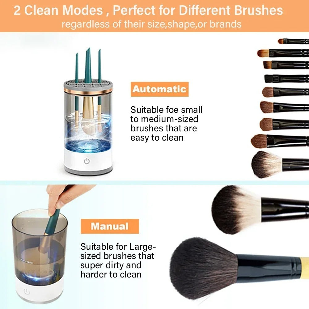 Electric Makeup Brush Cleaner for Deep Cleaning Brushes
