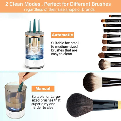Electric Makeup Brush Cleaner for Deep Cleaning Brushes