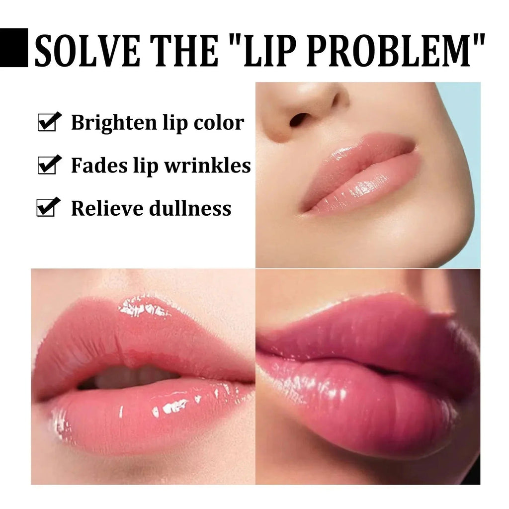 Dark Lip Lightening Balm – Pink Lip Exfoliator & Moisturizer for Dead Skin, Lip Line Fading & Hydration