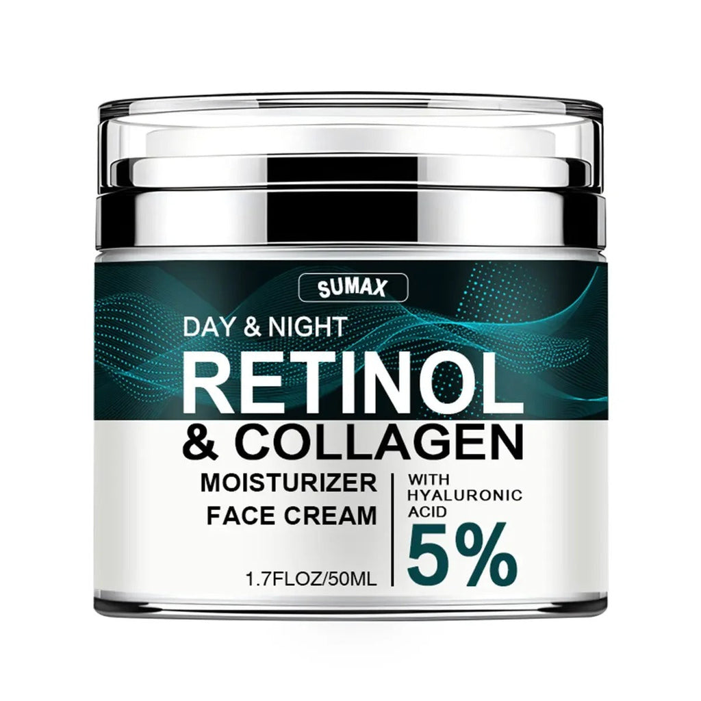Retinol Face Cream with Collagen & Hyaluronic Acid – Moisturizing & Firming